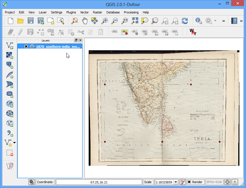 Georeferencing Topo Sheets And Scanned Maps — Qgis Tutorials And Tips 5059